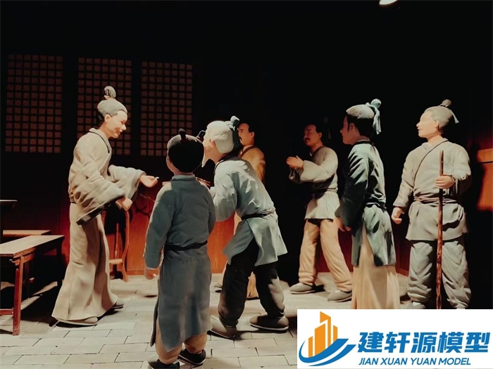 靖宇喻侃压粮饷军场景
